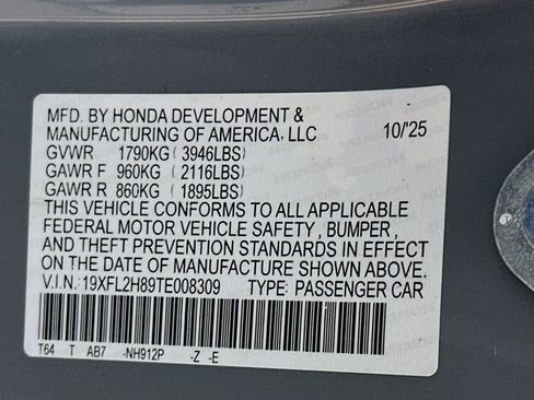 Used 2026 Honda Civic Sport image 12