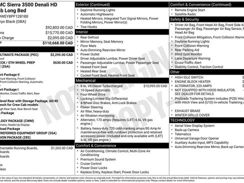 Used 2023 GMC Sierra 3500 Denali w/ Denali Ultimate Package AWD/4WD image 4