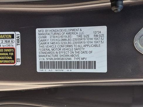 Used 2025 Honda Odyssey Elite image 30