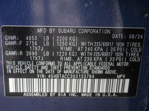 Used 2025 Subaru Outback Premium w/ Popular Package #1A AWD/4WD image 51