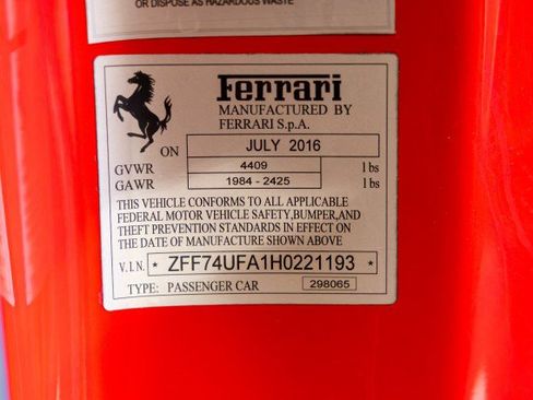 Used 2017 Ferrari F12 Berlinetta RWD image 62
