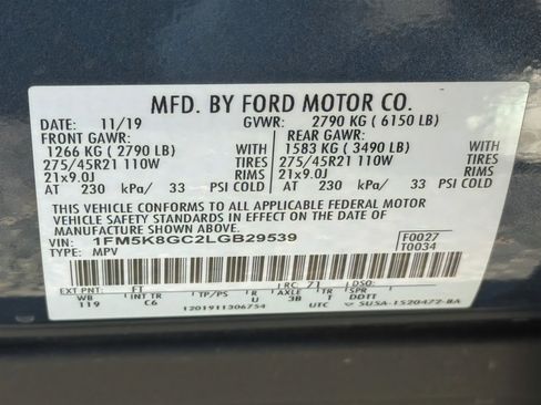 Used 2020 Ford Explorer ST w/ ST Street Pack image 32