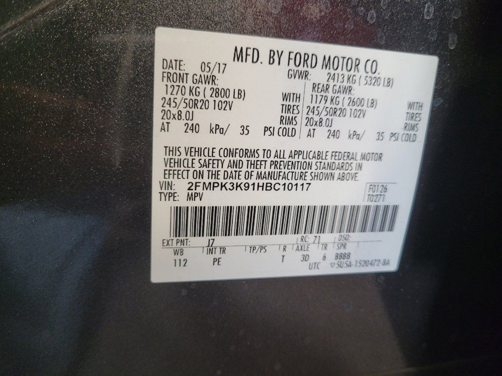 Used 2017 Ford Edge Titanium w/ Equipment Group 301A FWD image 33