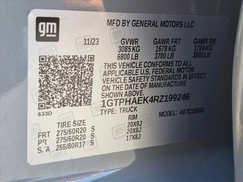 Used 2024 GMC Sierra 1500 Pro w/ Graphite Edition RWD image 23