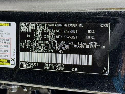 New 2026 Lexus RX 350 FWD image 24