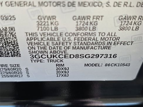 Certified 2025 Chevrolet Silverado 1500 Custom Trail Boss image 34