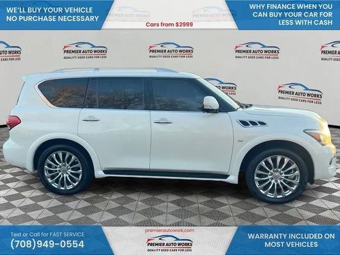 Used 2016 INFINITI QX80 Sport Utility 4D w/ 22" Wheel Package image 8