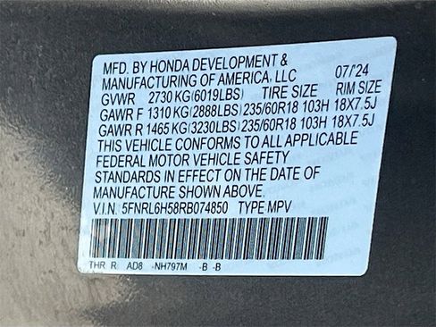 Used 2024 Honda Odyssey EX image 32