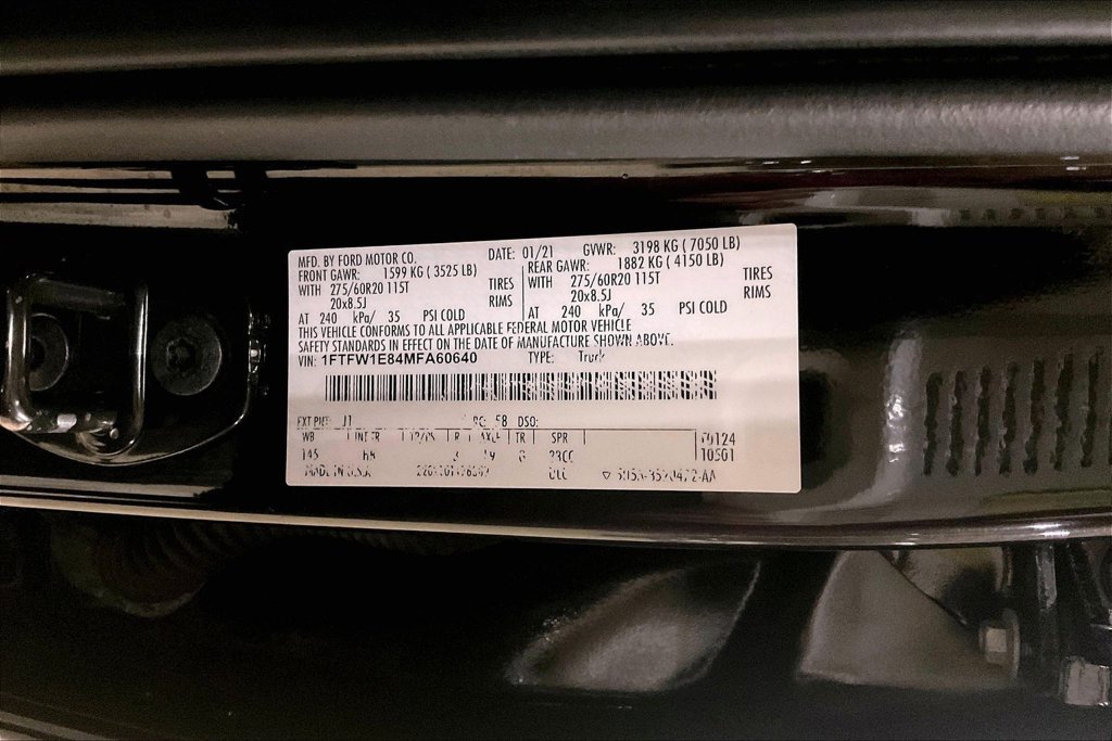 Used 2021 Ford F150 Lariat w/ Equipment Group 502A High AWD/4WD image 29