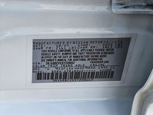 Used 2025 Nissan Sentra SV FWD image 23