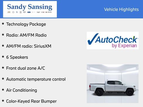 Used 2022 Toyota Tacoma SR5 w/ Technology Package RWD image 7