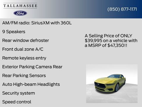 New 2025 Ford Mustang Premium image 11