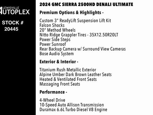 Used 2024 GMC Sierra 2500 Denali Ultimate image 2