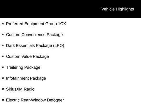 Used 2021 Chevrolet Silverado 1500 Custom w/ LPO, Dark Essentials Package AWD/4WD image 5