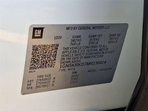 Certified 2021 Chevrolet Tahoe RST image 33