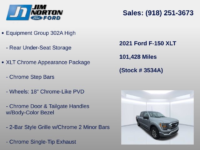 Used 2021 Ford F150 XLT w/ Equipment Group 302A High AWD/4WD image 14