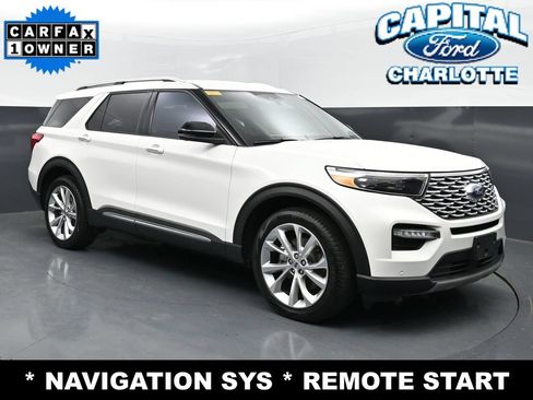Used 2023 Ford Explorer Platinum w/ Class IV Trailer Tow Package RWD image 3