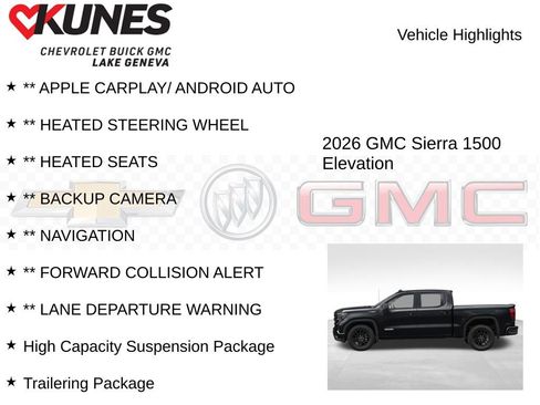 New 2026 GMC Sierra 1500 Elevation w/ Elevation Select Package image 2