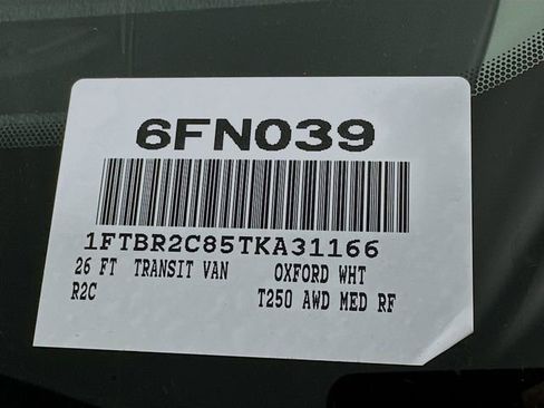 New 2026 Ford Transit 250 148 Medium Roof Extended AWD w/ Load Area Protection Package image 17
