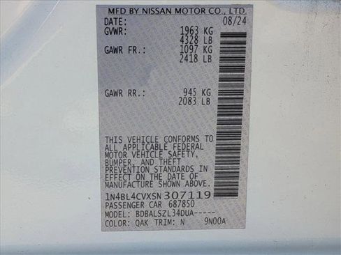 Used 2025 Nissan Altima 2.5 SR image 20