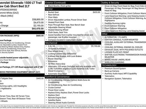 Used 2025 Chevrolet Silverado 1500 LT Trail Boss w/ Protection Package AWD/4WD image 34