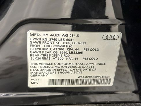 Used 2023 Audi Q4 e-tron Prestige w/ Black Optic Package AWD/4WD image 27