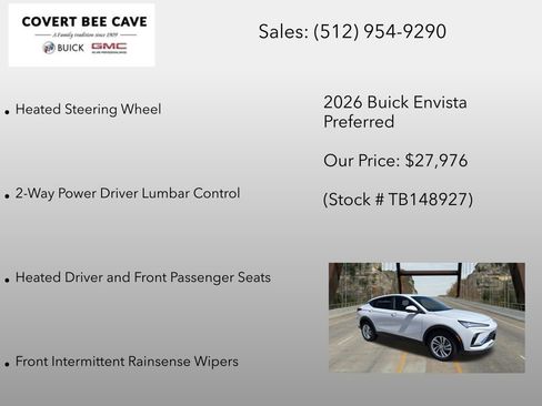 New 2026 Buick Envista Sport Touring w/ Convenience I Package FWD image 24