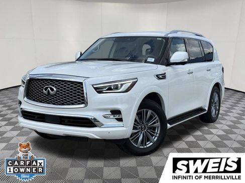 Used 2022 INFINITI QX80 Luxe w/ Cargo Package AWD/4WD image 1