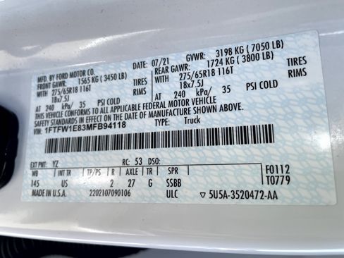 Used 2021 Ford F150 XLT w/ Equipment Group 302A High image 23