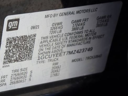 Used 2021 Chevrolet Silverado 1500 RST w/ Z71 Off-Road Package AWD/4WD image 46