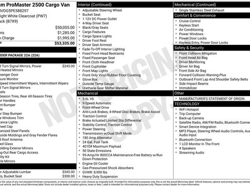 Used 2023 RAM ProMaster 2500 FWD image 5