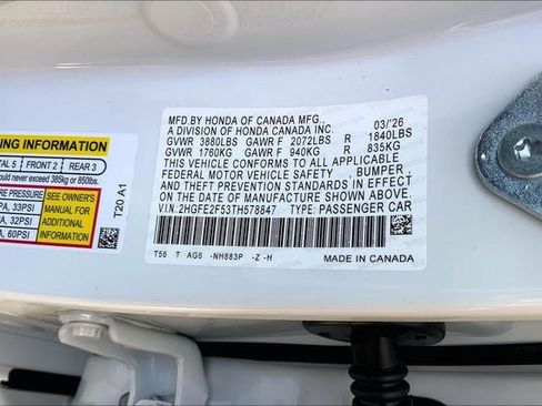 New 2026 Honda Civic Sport image 19