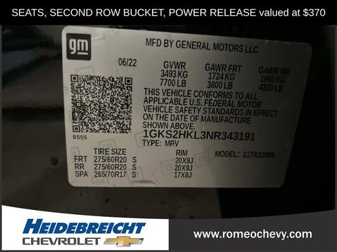 Used 2022 GMC Yukon XL AT4 w/ Max Trailering Package image 11