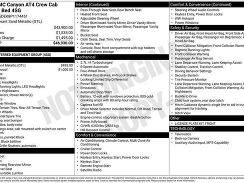 Used 2023 GMC Canyon AT4 AWD/4WD image 41