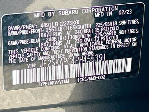 Used 2023 Subaru Forester Limited AWD/4WD image 44
