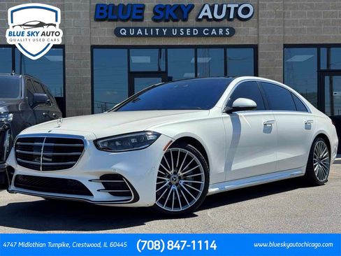 Used 2021 Mercedes-Benz S 580 4MATIC Sedan image 1