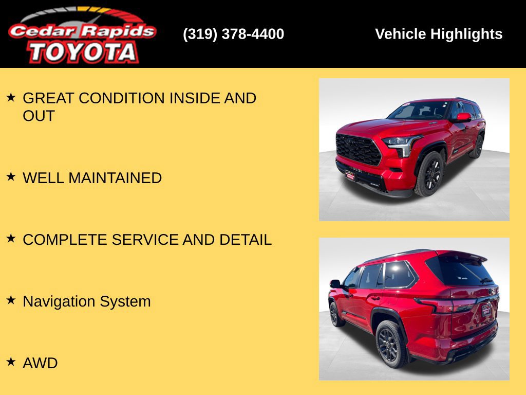 Certified 2024 Toyota Sequoia Platinum AWD/4WD image 8