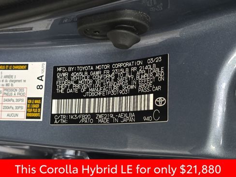 Used 2023 Toyota Corolla LE image 41