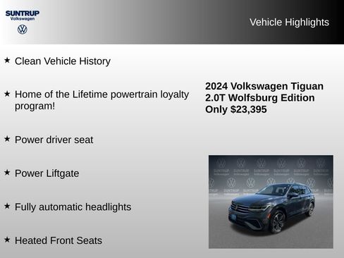 Used 2024 Volkswagen Tiguan Wolfsburg Edition FWD image 7