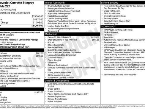 Used 2022 Chevrolet Corvette Stingray Preferred Conv w/ 2LT RWD image 2