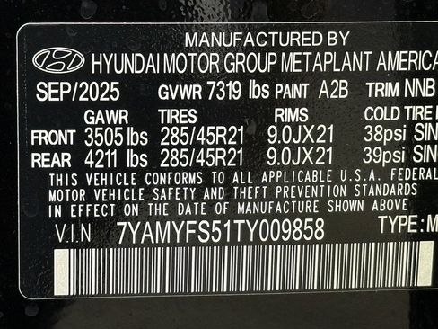 Used 2026 Hyundai Ioniq 9 Calligraphy AWD/4WD image 54