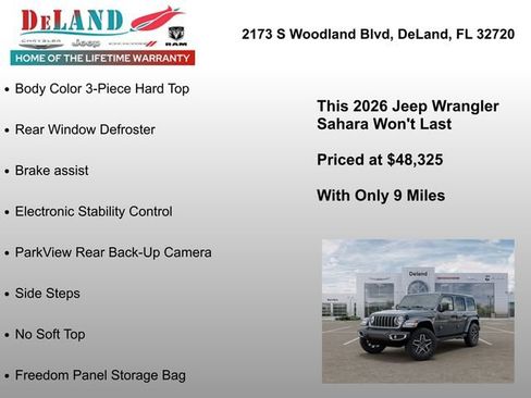 New 2026 Jeep Wrangler Unlimited Sahara AWD/4WD image 6