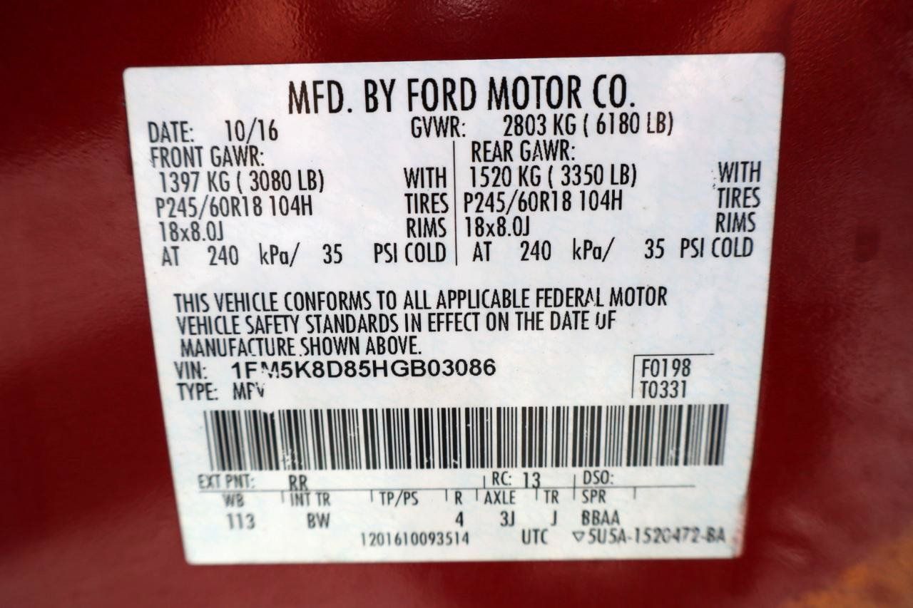Used 2017 Ford Explorer XLT w/ Equipment Group 202A AWD/4WD image 32