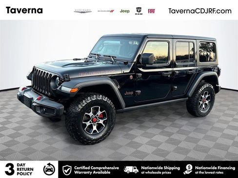 Used 2021 Jeep Wrangler Unlimited Rubicon AWD/4WD image 1