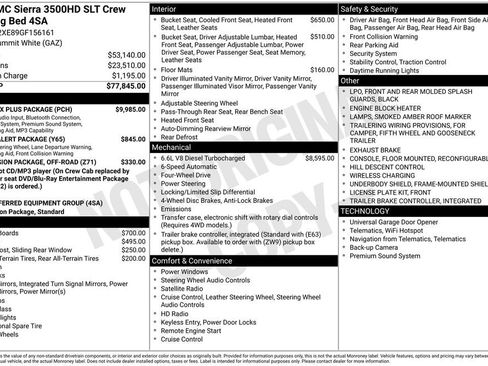 Used 2016 GMC Sierra 3500 SLT w/ Duramax Plus Package image 11