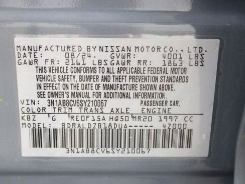 Certified 2025 Nissan Sentra SV FWD image 28