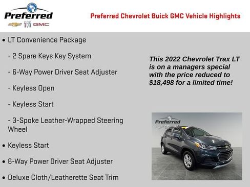 Certified 2022 Chevrolet Trax LT w/ LT Convenience Package image 2
