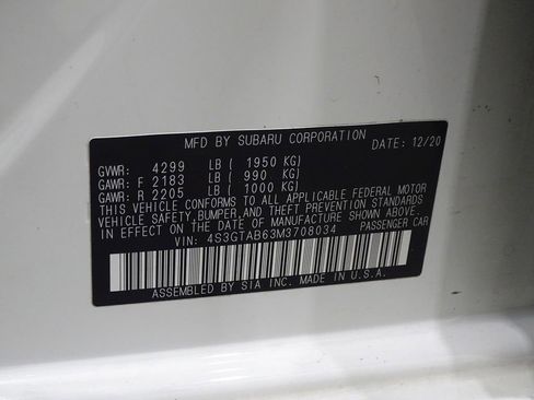 Used 2021 Subaru Impreza 2.0i image 14