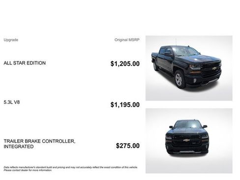 Used 2017 Chevrolet Silverado 1500 LT w/ All Star Edition AWD/4WD image 3