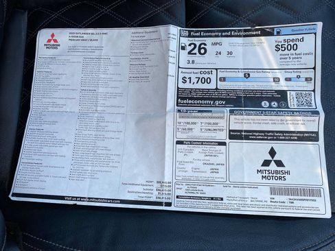 Used 2023 Mitsubishi Outlander SEL AWD/4WD image 38